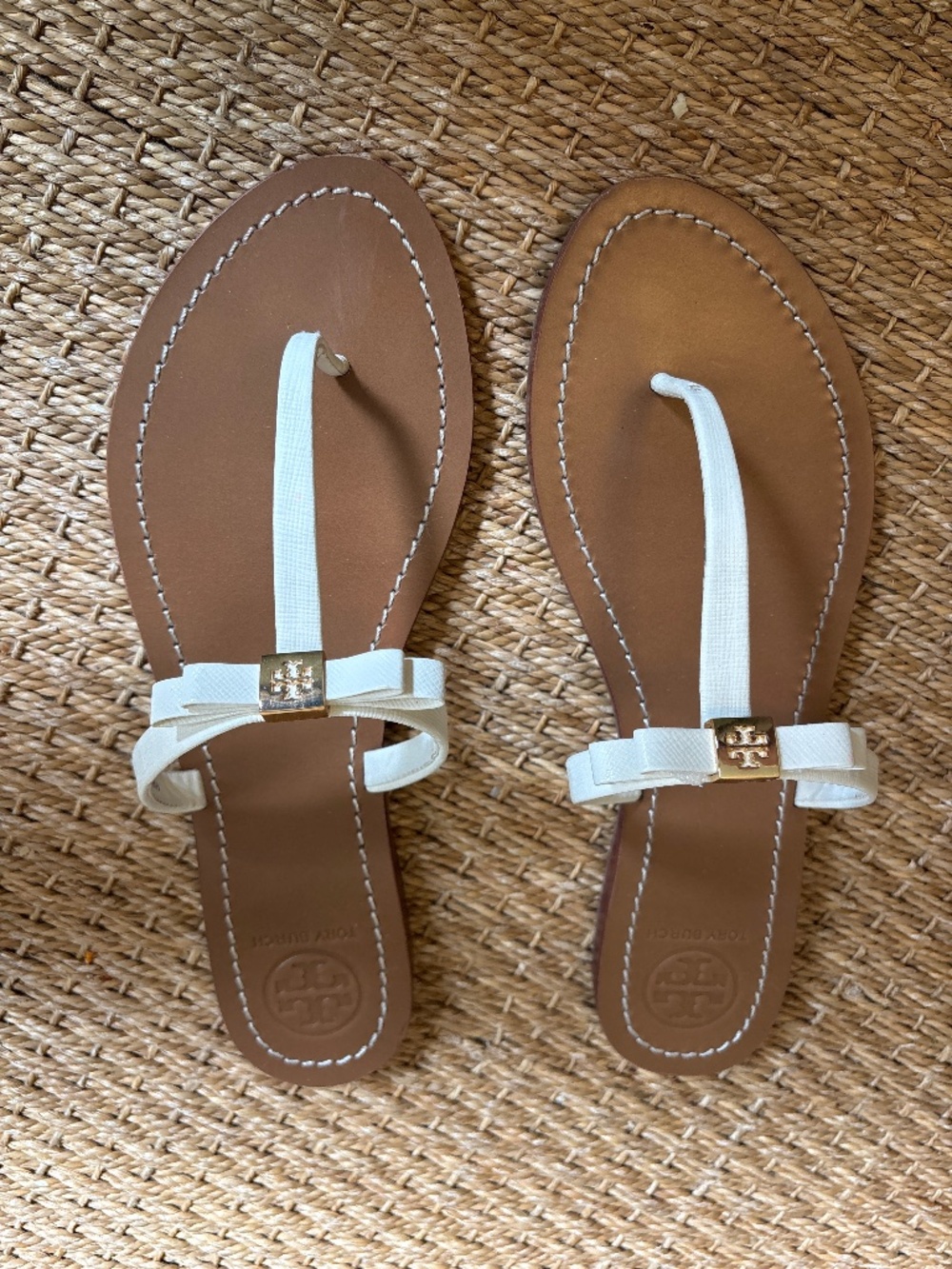 Tory Burch sandals. Barely worn. Size 10.5